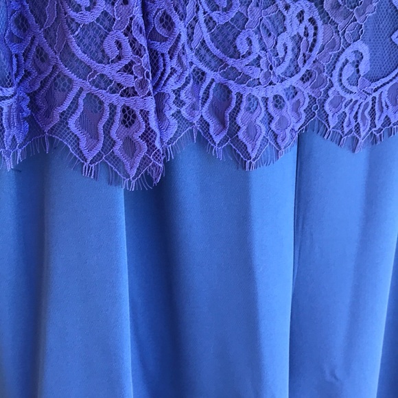 Formal, full length navy lace jumpsuit - Picture 4 of 4